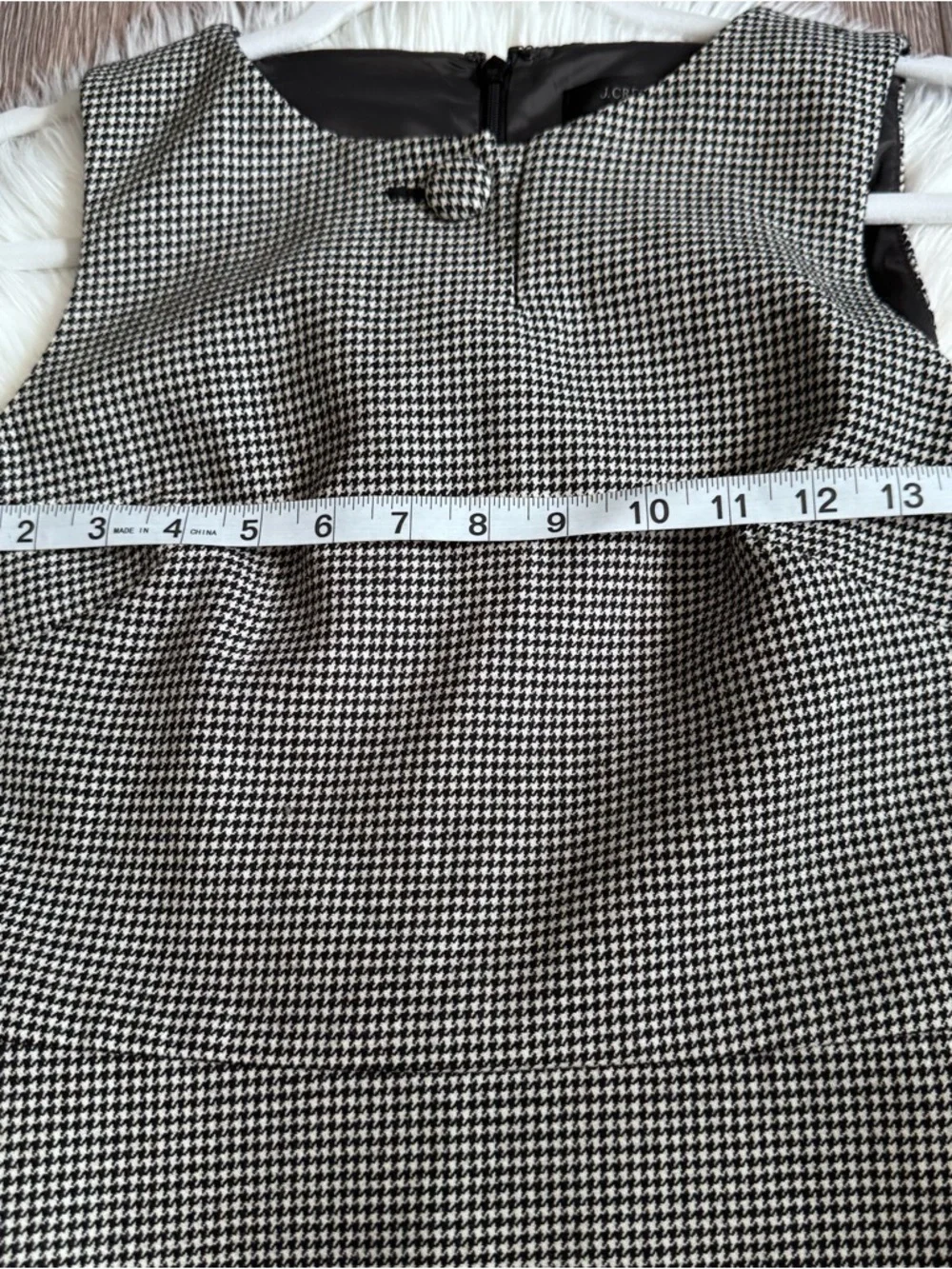 J.Crew wool Houndstooth Sheath Dress
